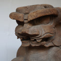 〈一対〉木鼻 獅子阿吽像【Chinese lion Kibana, temple and shrine exterior】 [k0419]