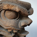 〈一対〉木鼻 獅子阿吽像【Chinese lion Kibana, temple and shrine exterior】 [k0419]