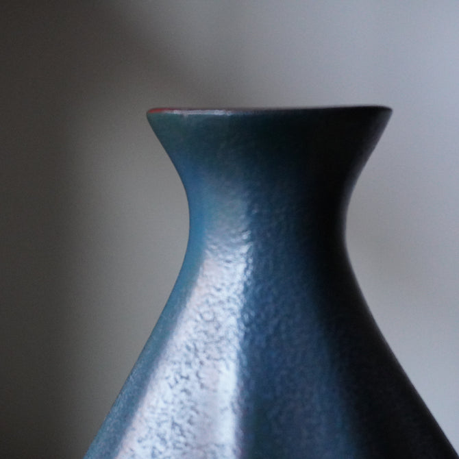 乾漆花瓶　昌世作【Kanshitsu lacquer flower vase by Masayo】[k0424 ]