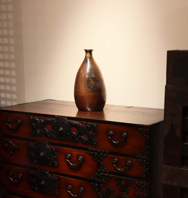 船徳利【 ship sake bottle , Edo era】 [s1468]