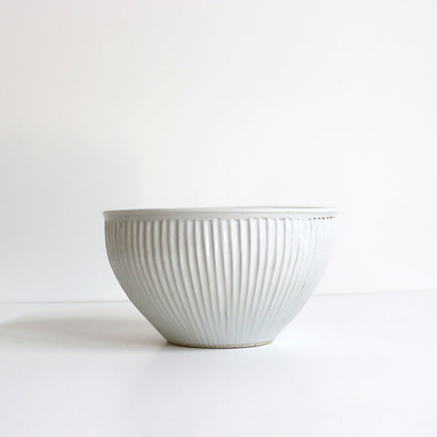滝田項一/白磁鉢【 White Porcelain Bowl by Takita Koichi】 [k0487]