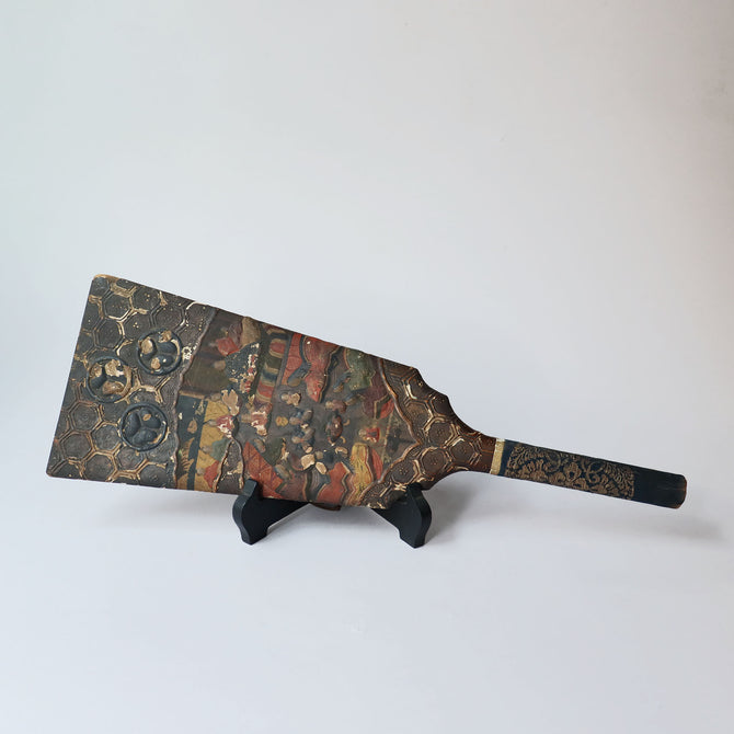 羽子板 小紋袋付き【 HAGOITA with cover 】 [k0468]