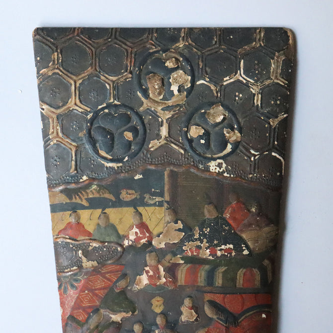 羽子板 小紋袋付き【 HAGOITA with cover 】 [k0468]