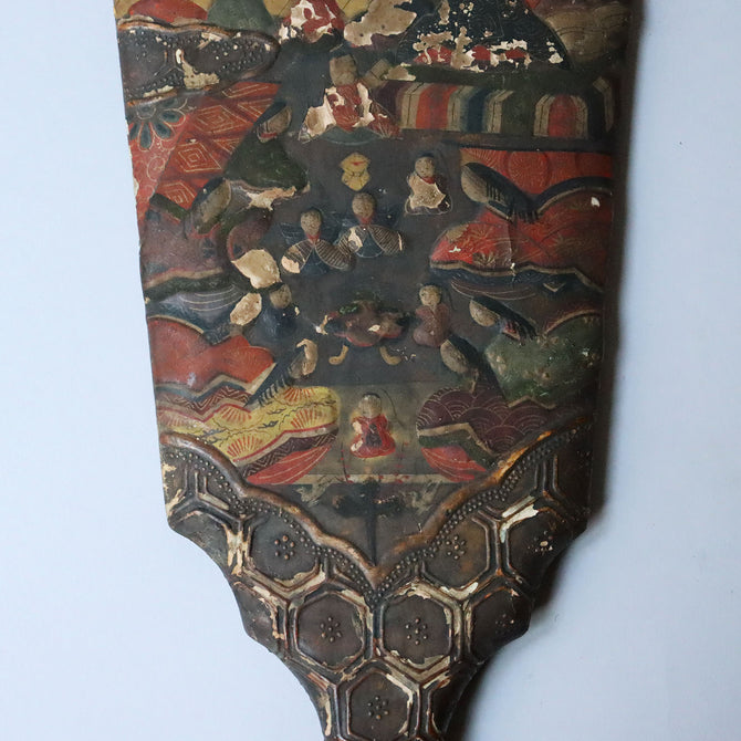 羽子板 小紋袋付き【 HAGOITA with cover 】 [k0468]