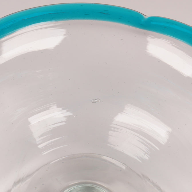 青花縁椀型氷コップ  [g014]