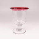 赤縁ベル型氷コップ  [g015]
