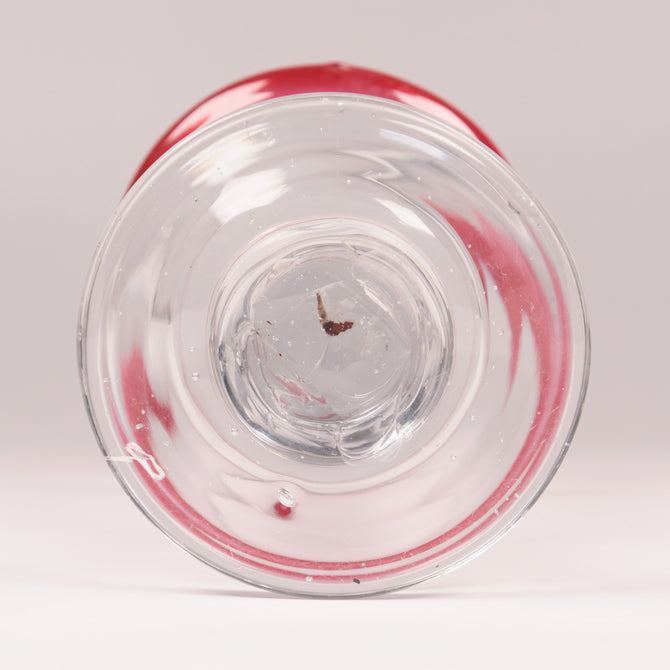 赤縁ベル型氷コップ  [g015]