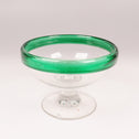緑縁椀型氷コップ  [g016]