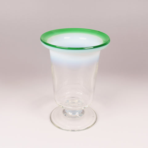 緑縁ベル型氷コップ  [g018]