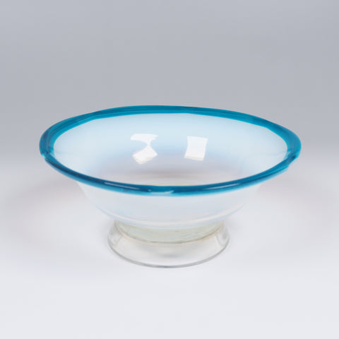 青花縁碗型氷コップ  [g022]