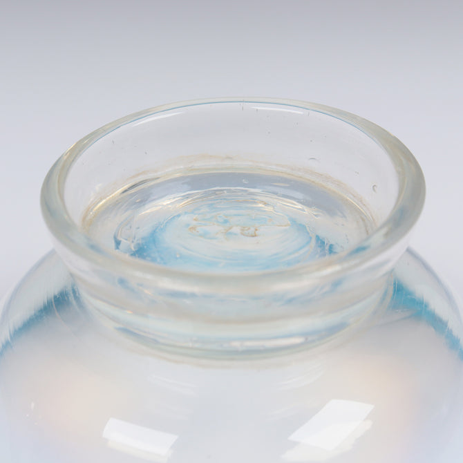 青花縁碗型氷コップ  [g022]