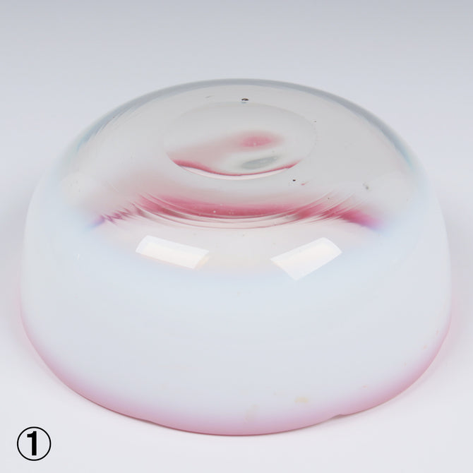 赤花縁椀型小鉢 [IZ768]