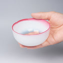 赤花縁椀型小鉢 [IZ768]