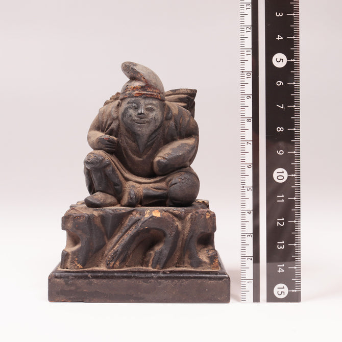 木彫 恵比寿【YEBISU wood curving】  [k0494]
