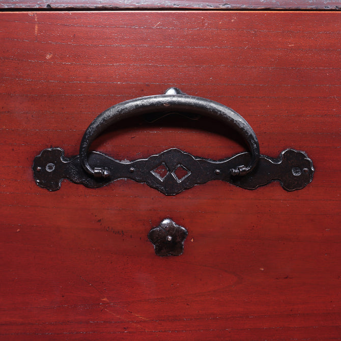 時代箪笥／二本松丸金具衣裳箪笥[j1036]　【Nihonmatsu clothing chest】Japanese Antique Furniture