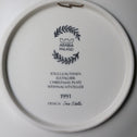 アラビア クリスマスプレート 1991年【ARABIA Christmas plate 1991】 [AX91]