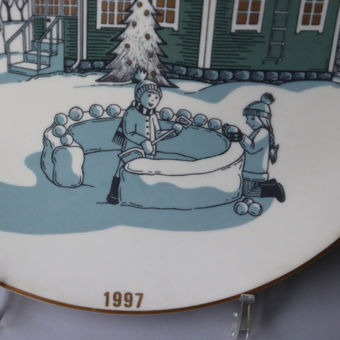 アラビア クリスマスプレート 1997年【ARABIA Christmas plate 1997】 [AX97]