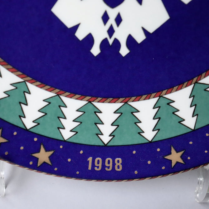 AS98   アラビア スノークリスタル イヤープレート トーベ・スロッテ・エレバント　1998　 　　【 ARABIA   Snow Crystal Tove Slotte  plate】