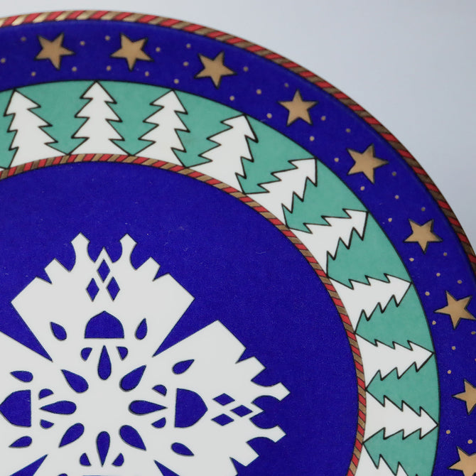 AS98   アラビア スノークリスタル イヤープレート トーベ・スロッテ・エレバント　1998　 　　【 ARABIA   Snow Crystal Tove Slotte  plate】