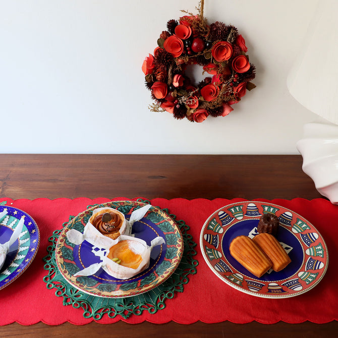 アラビア スノークリスタル イヤープレート トーベ・スロッテ・エレバント 2000年【ARABIA Snow Crystal Tove Slotte plate 2000】 [AS00]