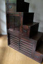 時代箪笥／欅階段箪笥【 KEYAKI STEP CHEST 】 [j0926]　Japanese Antique Furniture