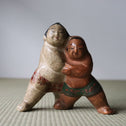 土人形（相撲）【 Clay doll of SUMO 】[s1418]