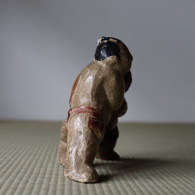 土人形（相撲）【 Clay doll of SUMO 】[s1418]