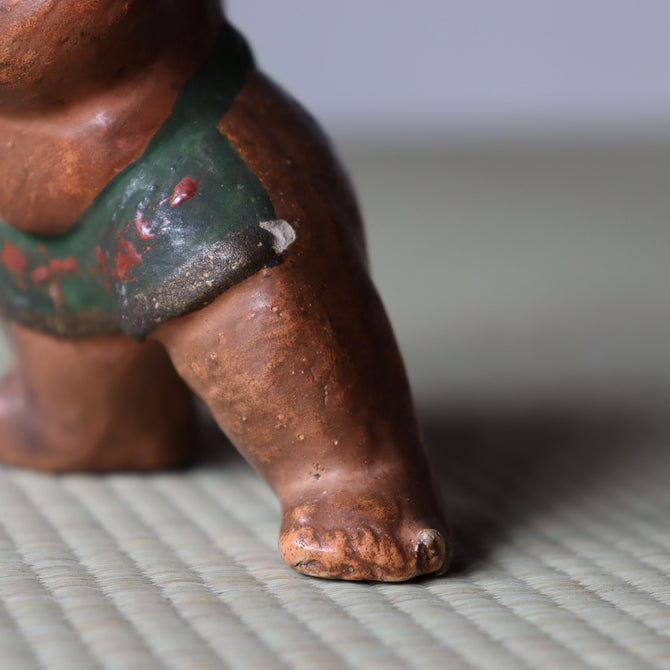 土人形（相撲）【 Clay doll of SUMO 】[s1418]