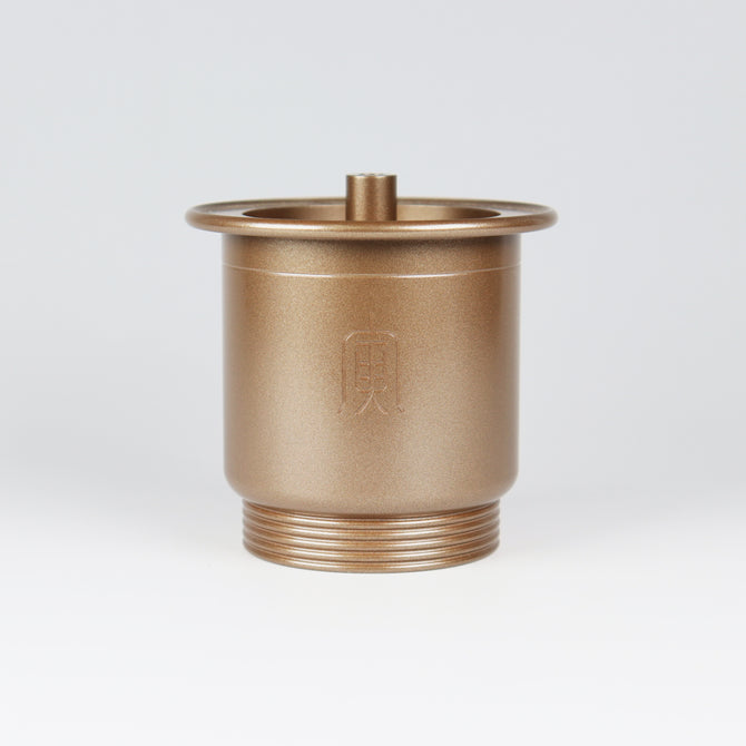 蓮田修吾郎作　黄銅香炉戊寅 [k0519]【 Incense burner made by SHUGORO HASUDA 】