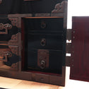 時代箪笥／黒塗庄内衣裳箪笥【Shonai clothing chest】[j1065]　Japanese Antique Furniture