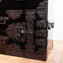 時代箪笥／黒塗庄内衣裳箪笥【Shonai clothing chest】[j1065]　Japanese Antique Furniture