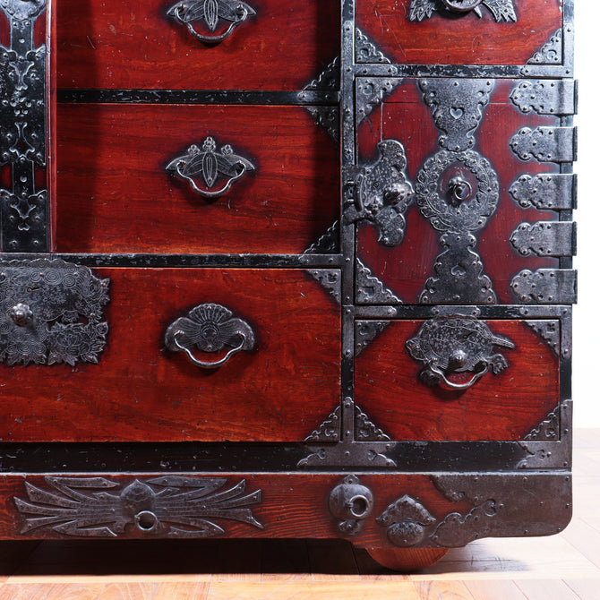 時代箪笥／仙台車箪笥【Sendai wheeled chest】 [j1085]Japanese Antique Furniture