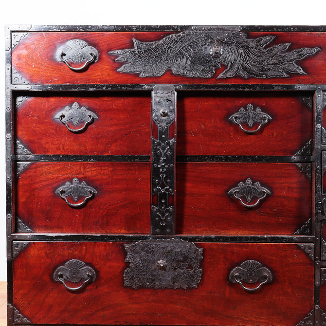 時代箪笥／仙台車箪笥【Sendai wheeled chest】 [j1085]Japanese Antique Furniture