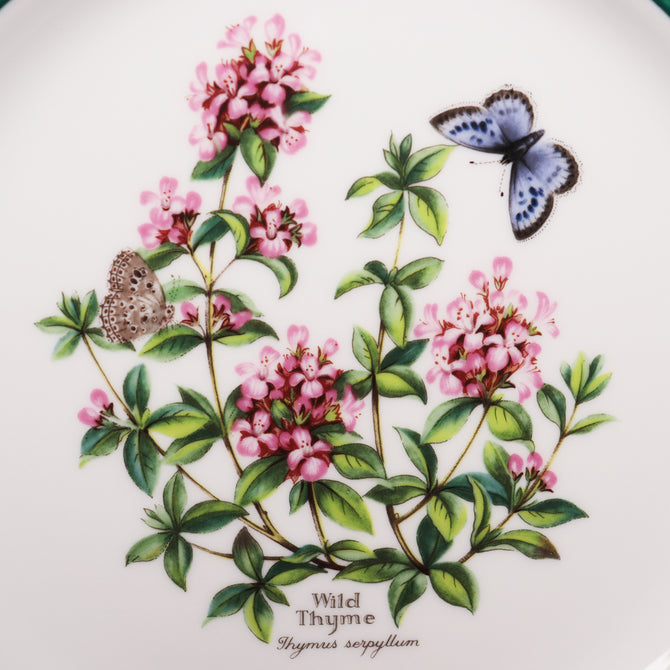 ロイヤルウースター　Worcester Herbs ブルー＆グリーン2枚セット　【 Royal Worcester -Worcester Herbs plates set-blue and green 】[rw0001]