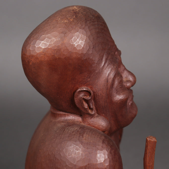 木彫　福禄寿[k0536]