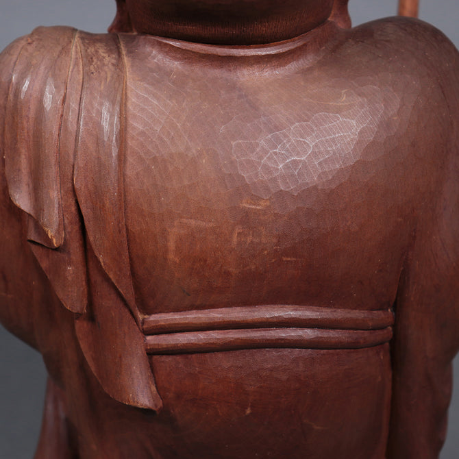 木彫　福禄寿[k0536]