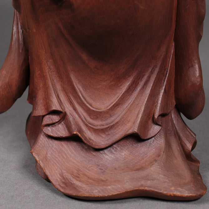 木彫　福禄寿[k0536]