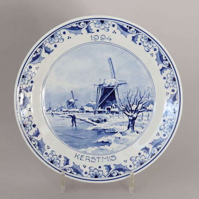 ロイヤルデルフト イヤープレート(25.4cm) 1994年【royal  delft year plate 1994】 [DFB94]