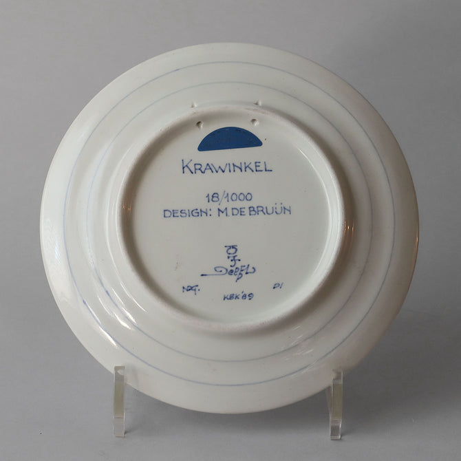 ロイヤルデルフト イヤープレート(18.3cm) 1989年【royal delft year plate 1989】 [DFS89]