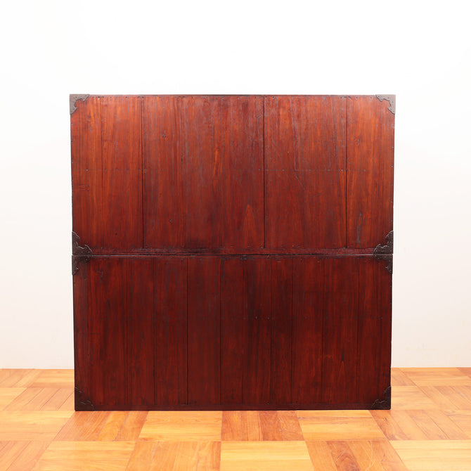 時代箪笥／欅二本松角金具衣裳箪笥【NIHONMATSU clothing chest】 [j1015]　Japanese Antique Furniture