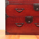 時代箪笥／欅二本松角金具衣裳箪笥【NIHONMATSU clothing chest】 [j1015]　Japanese Antique Furniture