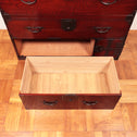 時代箪笥／欅二本松角金具衣裳箪笥【NIHONMATSU clothing chest】 [j1015]　Japanese Antique Furniture