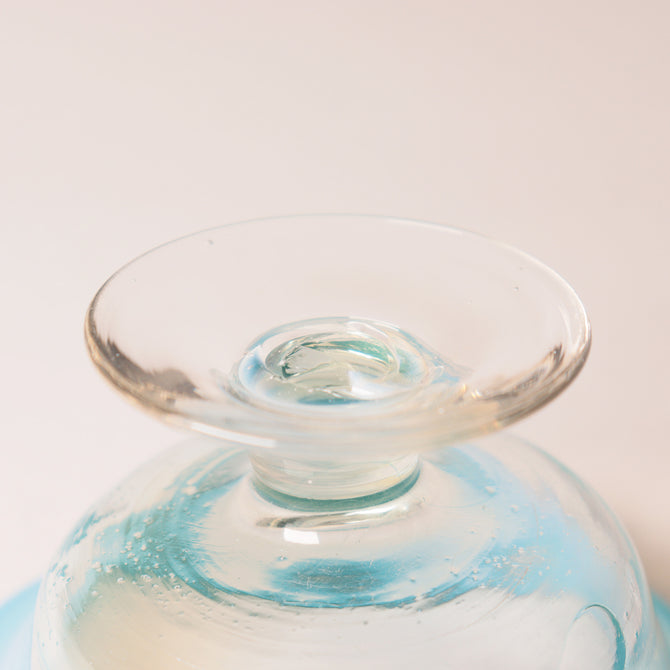 青縁輪花氷コップ [IZ335-2]