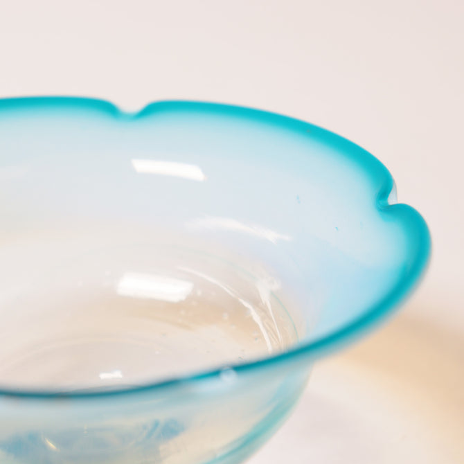 青縁輪花氷コップ [IZ335-2]