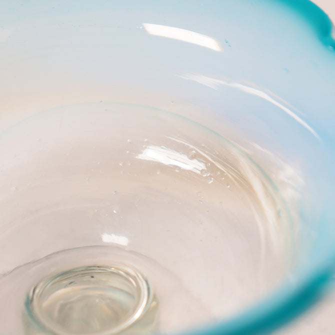 青縁輪花氷コップ [IZ335-2]