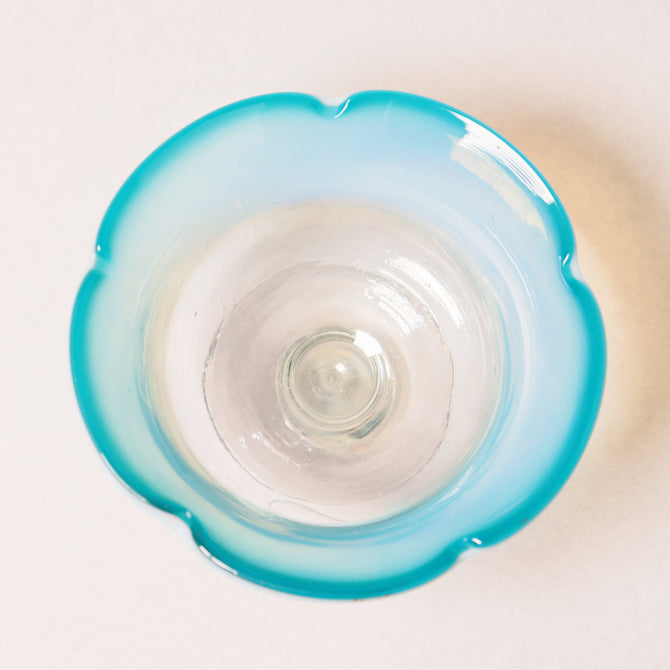 青縁輪花氷コップ [IZ335-2]