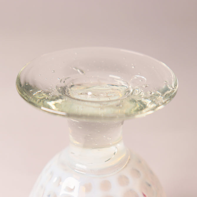 赤縁あぶり出しなつめ型氷コップ [IZ335-6]