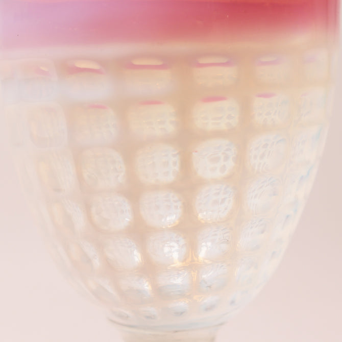 赤縁あぶり出しなつめ型氷コップ [IZ335-6]