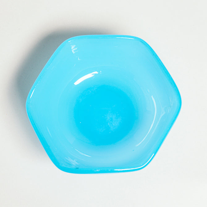 水色六角小鉢 [g005]