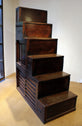 時代箪笥／欅階段箪笥【 KEYAKI STEP CHEST 】 [j0926]　Japanese Antique Furniture